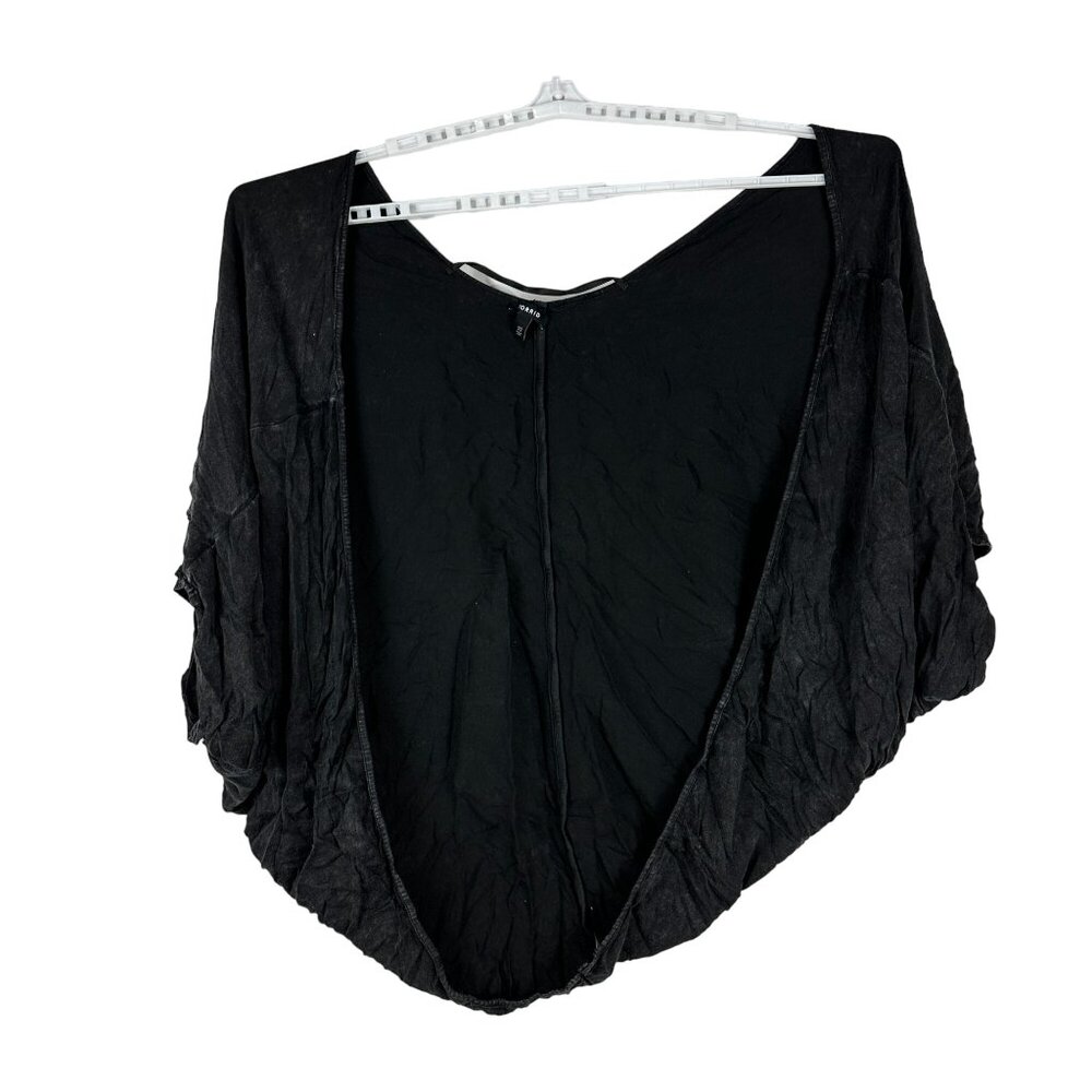 Torrid Womens Black Shrug Size 1x/2x Rayon Spandex Blend Plus Size